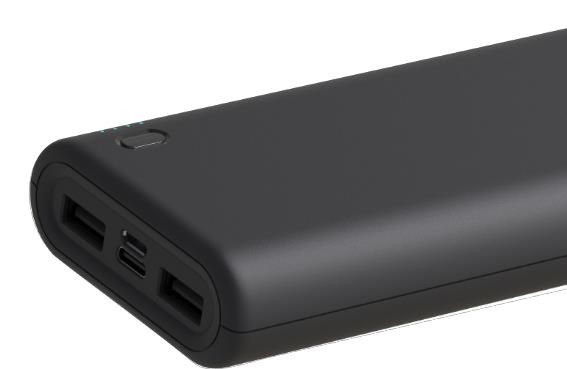 Indo 20X - 20000mAh Power Bank with Dual Input (Micro+Type-C)